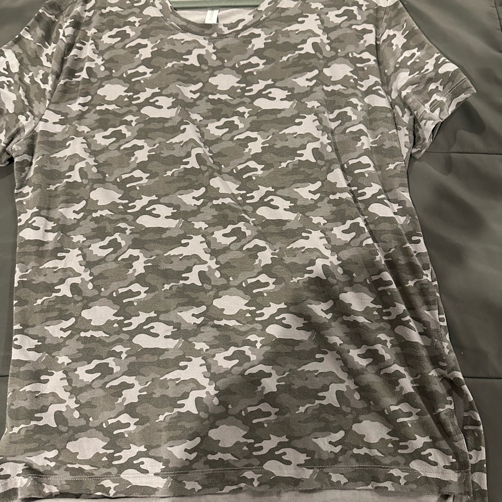 Camo Print T-Shirt